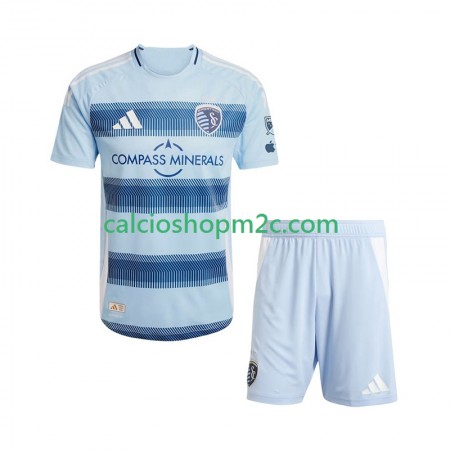 Sporting Kansas City Bambino Maglia Prima 2025 Manica Corta